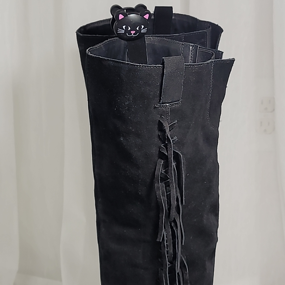 "Garrett" Black Suede Boots - Carlos by Carlos Santana - 8M - Picture 8 of 11